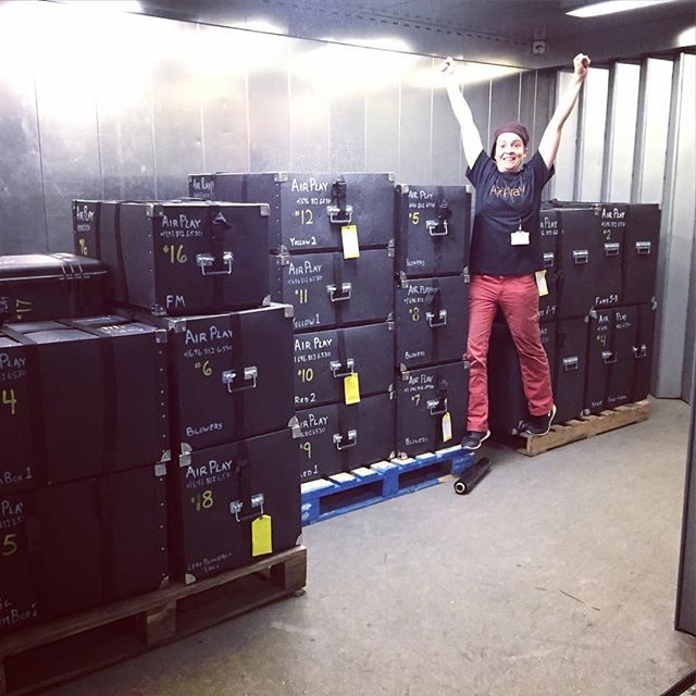 Royal Festival Hall load out. Great run. Thank you Southbank Centre.