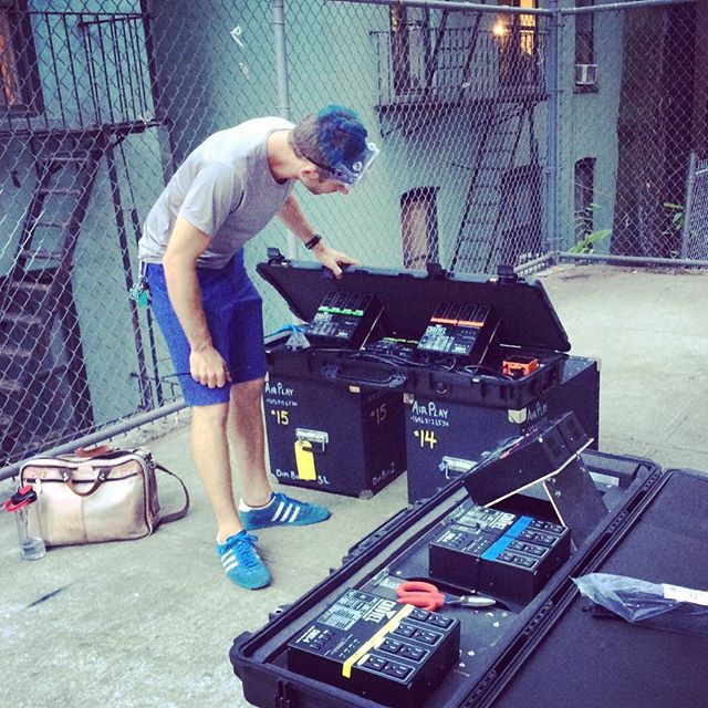 Backyard workshop. #clownsbentonworlddomination #glamaroustourlife