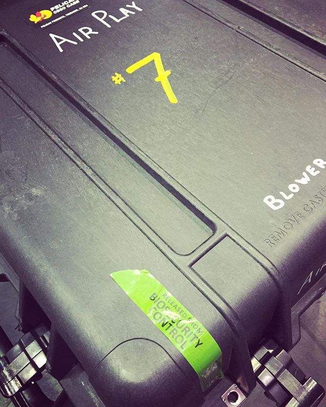 We passed bio security.