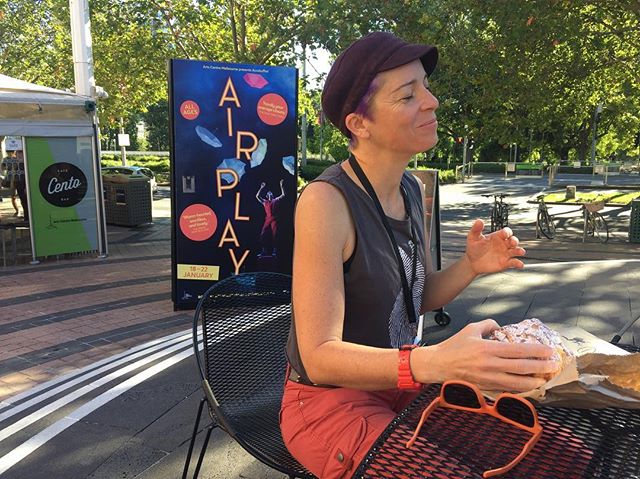 Last day of a great run in Melbourne! Fueling up.